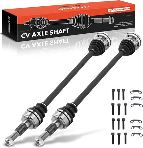 A-Premium Pair (2) Front CV Axle Shaft Assembly Compatible with Porsche 911 2007-2012 H6 3.6L 3.8L, Automatic Transmission, Driver and Passenger Side, Replace# 99734903800, 99734903801 in Saudi Arabia