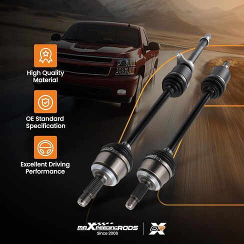 maXpeedingrods Pair (2) Front CV Axle Shaft Assembly for Honda Odyssey 2011-2013 EX EX-L LX V6 3.5L, Left and Right Side Replace# 66-4309 66-4310 in Saudi Arabia