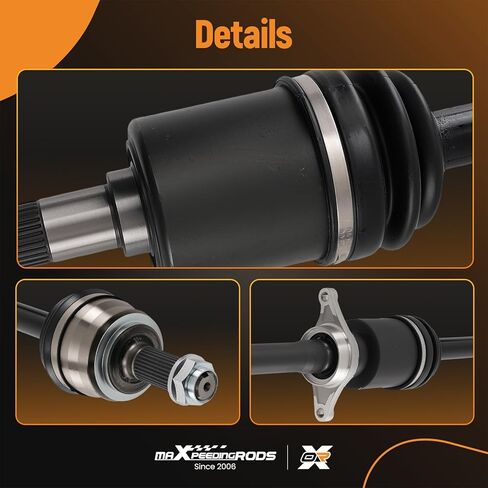 maXpeedingrods Pair (2) Front CV Axle Shaft Assembly for Honda Odyssey 2011-2013 EX EX-L LX V6 3.5L, Left and Right Side Replace# 66-4309 66-4310 in Saudi Arabia