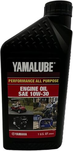 ستة عبوات متوافقة مع محرك Yamaha Yamalube Golf Car Engine 10W-30 LUB-10W30-GG-12 تحتوي على ستة كوارت وقمع in Saudi Arabia