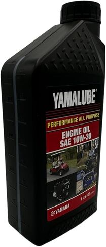 ستة عبوات متوافقة مع محرك Yamaha Yamalube Golf Car Engine 10W-30 LUB-10W30-GG-12 تحتوي على ستة كوارت وقمع in Saudi Arabia