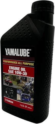 ستة عبوات متوافقة مع محرك Yamaha Yamalube Golf Car Engine 10W-30 LUB-10W30-GG-12 تحتوي على ستة كوارت وقمع in Saudi Arabia