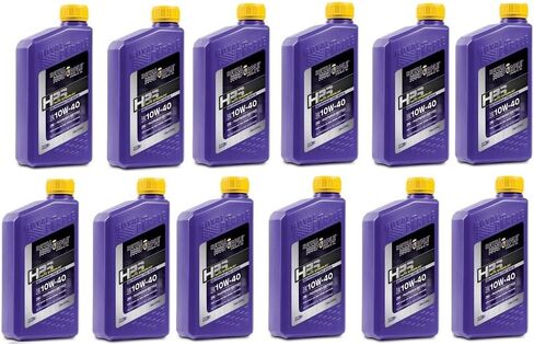 زيت محرك اصطناعي من Royal Purple 31140 HPS Street 10W-40 للمحركات المعدلة ذات الأداء الأقصى، علبة 1 كيو تي مكونة من 12 in Saudi Arabia