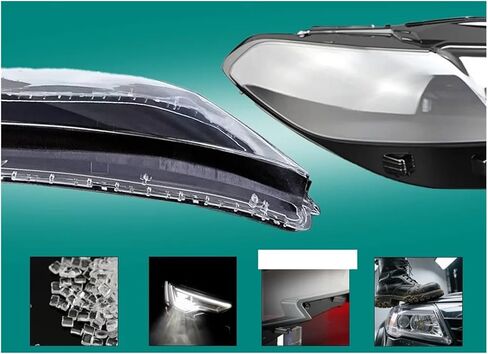 متوافق مع BMW X7 G07 X7M 2019 2020 2021 2022 مصابيح أمامية للسيارة مصابيح أمامية شفافة عاكس الضوء غطاء مصباح غطاء عدسة (النمط الأيسر 1) in Saudi Arabia