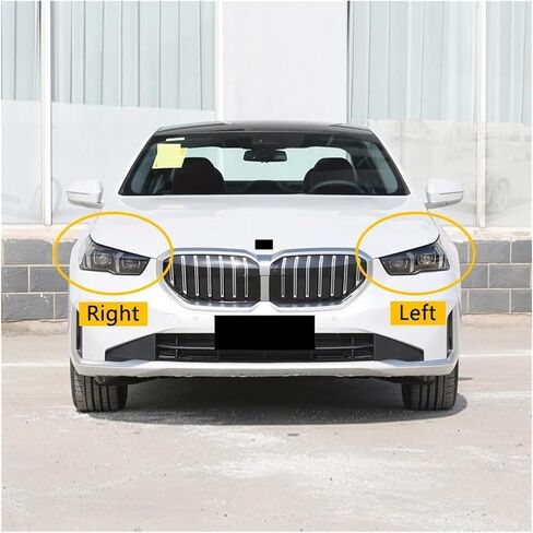 Compatible For BMW 5 Series 2024 G60 G68 Headlight Cover Transparent Lampshade Lamp Case Headlamp Shell Replace Lens(Left and Right) in Saudi Arabia