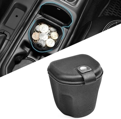 حامل عملات معدنية منظم لوحدة التحكم المركزية لملحقات Jeep Wrangler JL 4xe Gladiator JT، حامل أكواب منظم للعملات المعدنية، حامل تغيير لملحقات Jeep Wrangler 2018-2026 in Saudi Arabia