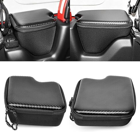 Wheel Well Storage Bin for 2018-2023 Jeep Wrangler JL JLU 4XE Accessories, Rear Trunk Side Storage Box Cargo Organizer Cargo Tray for Wrangler JL 4 Door Accessories, With Lid in Saudi Arabia