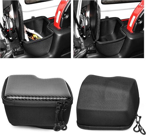 Wheel Well Storage Bin for 2018-2023 Jeep Wrangler JL JLU 4XE Accessories, Rear Trunk Side Storage Box Cargo Organizer Cargo Tray for Wrangler JL 4 Door Accessories, With Lid in Saudi Arabia