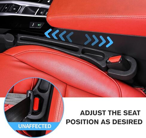 مجموعة منظمات وتخزين السيارات 7F مكونة من قطعتين، حشو فجوات مقعد السيارة مع أداة كسر الخطاف والنافذة، ملحقات السيارة العالمية، تخزين مناسب لشاحنات الدفع الرباعي، أسود in Kuwait