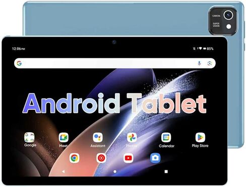 Tablet 10.1 inch Android 13 Tablets, 6GB RAM 64GB ROM 1TB Expand, Tablet with T310 Quad-Core, 1280x800 IPS Touchscreen, 6000mAh, Bluetooth, Dual Camera, GMS, WiFi (Blue) in Kuwait