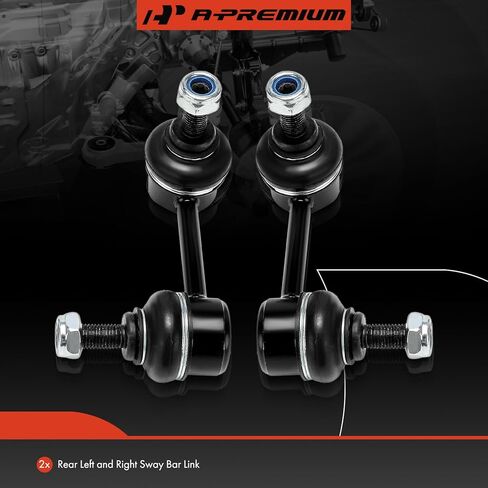 A-Premium 2 x Rear Sway Bar Links Stabilizer Bar Links, Compatible with Mitsubishi Outlander 2007-2013 in Saudi Arabia