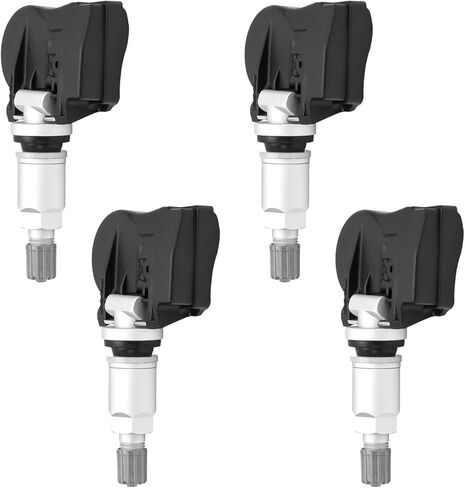 مستشعر TPMS للأجزاء الكهربائية من DEAL، مبرمج مسبقًا، 4 قطع 315 ميجا هرتز مستشعر مراقبة ضغط الإطارات مبرمج مسبقًا، متوافق مع Hyundai Accent Sonata Santa Fe Kia Cadenza Optima Soul، 52933-3N000 in Saudi Arabia