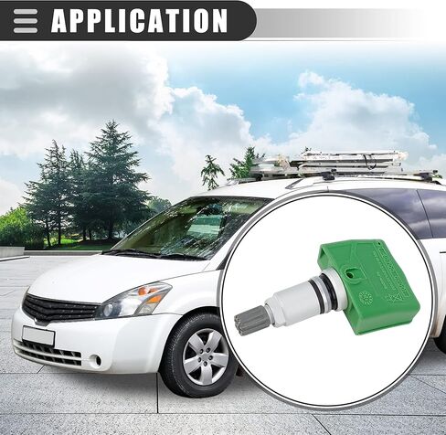 Motoforti TPS Sensor, Tire Pressure Sensor, for Nissan Quest 2006-2007, Metal, 40700-CK001, Green in Saudi Arabia