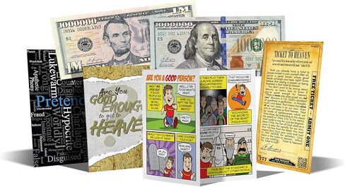 Gospel Tract Sample Pack (One of Each Tract - More than 50 Different Tracts) in Saudi Arabia
