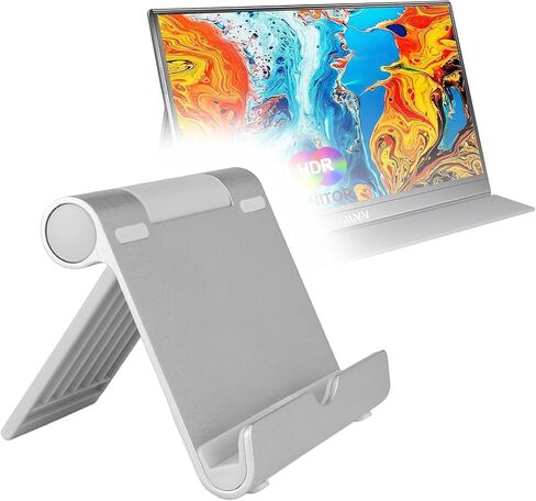 BoxWave Stand and Mount Compatible with Newsoul MNN Portable Monitor M156F01 (15.6 in) - VersaView Aluminum Stand, Portable, Multi Angle Viewing Sturdy in Kuwait