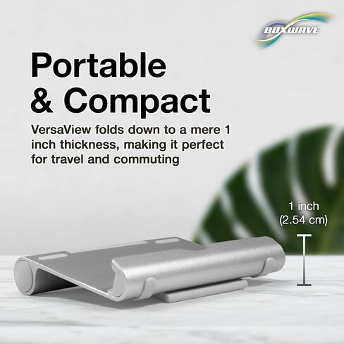 BoxWave Stand and Mount Compatible with Newsoul MNN Portable Monitor M156F01 (15.6 in) - VersaView Aluminum Stand, Portable, Multi Angle Viewing Sturdy in Kuwait