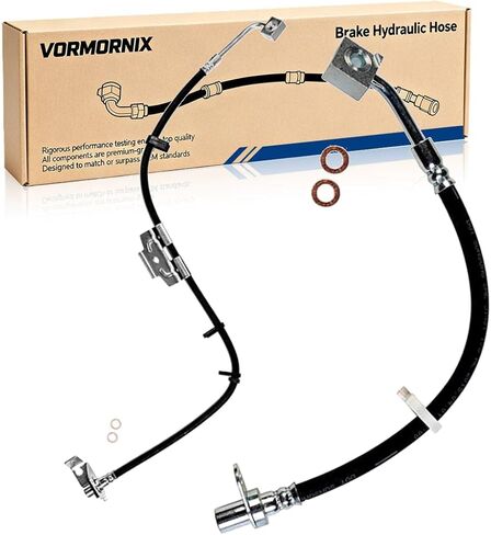 Front Left Front Right extended brake lines,Brake Hose for Dodge Ram 1500 2006 2007 2008 2009 Replacement 52010312AE, 55366349AC 2 X in Kuwait