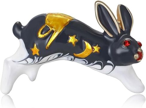 Rhinestone/Enamel Animal Brooch and Pin for Women Cute Animals Theme Brooches Jewelry Elegant Dress Accessories Birthday Gifts for Mom Wife in Saudi Arabia