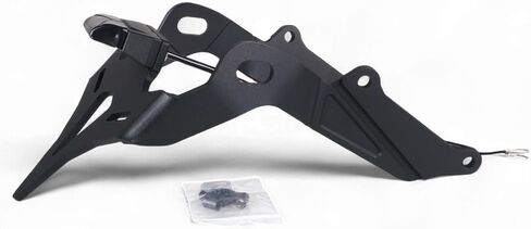 الألومنيوم لوحة ترخيص حامل الحاجز مزيل تسجيل قوس دراجة نارية لهوندا CBR650R/CB650R 2021-2025 الحاجز مزيل حامل لوحة ترخيص/الذيل مرتب قوس ل 650R لوحة ترخيص LED in Kuwait