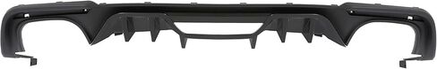 HECASA Rear Diffuser Compatible with 2018-2022 Ford Mustang Bumper Lip Spoiler Splitter Valance Protector PP Plastic Black in Saudi Arabia
