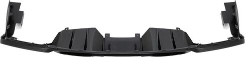 HECASA Rear Diffuser Compatible with 2018-2022 Ford Mustang Bumper Lip Spoiler Splitter Valance Protector PP Plastic Black in Saudi Arabia