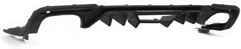 HECASA Rear Diffuser Compatible with 2018-2022 Ford Mustang Bumper Lip Spoiler Splitter Valance Protector PP Plastic Black in Saudi Arabia