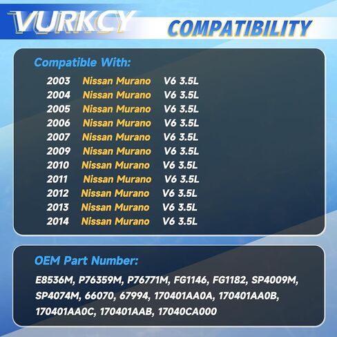 مجموعة وحدة مضخة الوقود الكهربائية مع وحدة إرسال متوافقة مع 2003-2007 2009-2014 Nissan Murano، V6 3.5L Gas، يسار، منفذين أنبوبيين، استبدل E8536M FG1182 in Saudi Arabia