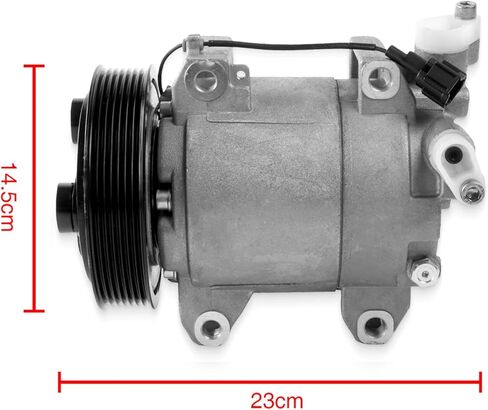 7PK 12V تكييف وضاغط للهواء ل np300 الحدود 92600-4KV0A 92610-4KV0A 926004KV0A 926104KV0A AC قطع غيار الضاغط in Saudi Arabia