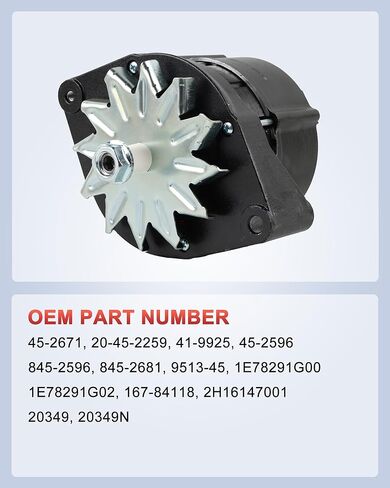 APU Alternator 120A 14.5V, Replacement for Thermo King Tripac Evolution, Part# 45-2671 in Kuwait