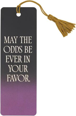 The Hunger Games: May The Odds Bookmark (Officially Licensed) with Tassel - Gifts for Book Lovers in Kuwait