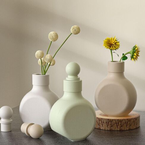 Leldlla الراتنج زهرية قالب عباد الشمس سيليكون قوالب لراتنجات الايبوكسي جولة قالب صب زهرة مجففة DIY بها بنفسك زهرة قلم رصاص حامل فرشاة ديكور المنزل والمكتب in Kuwait