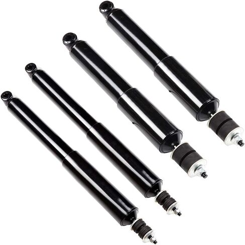 4x ممتصات الصدمات الأوتوماتيكية - تناسب Ford E-150 (2007)، E-250 (2003-2007، 1992-2002) Econoline - ممتصات الصدمات الأمامية والخلفية (344371، 345080) in Saudi Arabia