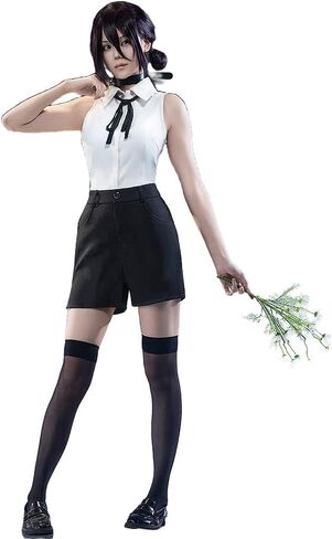 كيرا كيرا أنيمي تأثيري حلي Doki-R قميص بدون أكمام السراويل السوداء ملابس المدرسة الزي الرسمي زي الهالوين in Saudi Arabia
