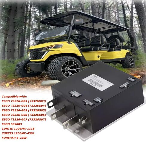 73326G02-73326G07 وحدة تحكم المحرك PMC 36V 350A EZGO PDS Shunt Controller 73326-G02 (73326G02) متوافقة مع EZGO Electric TXT (عام 2000 - 2009) عربة الجولف التي تحل محل وحدة التحكم Curtis 1206MX 350A in Kuwait