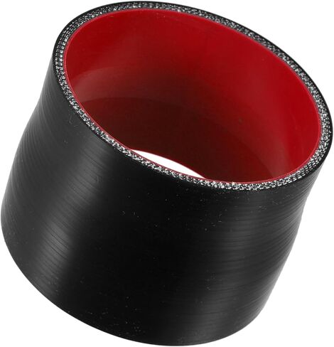Motoforti 95-102mm 3.7"-4" ID مستقيم سيليكون المخفض خرطوم سيليكون خرطوم مقرنة المبرد أنبوب أسود لأنابيب مدخل المبرد الداخلي للسيارة طويلة الأمد in Saudi Arabia