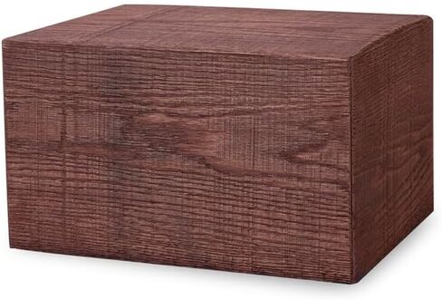 Unforgettable Urns Handcrafted Solid Wood Cremation Urn for Human Ashes Adult, Natural Wood Finish (Weathered Oak, Medium Urn (126 cu. in)) in Saudi Arabia