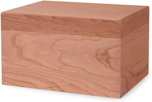 Unforgettable Urns Handcrafted Solid Wood Cremation Urn for Human Ashes Adult, Natural Wood Finish (Weathered Oak, Medium Urn (126 cu. in)) in Saudi Arabia