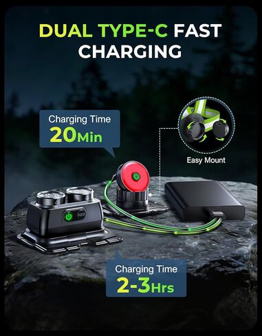 800LM فائقة السطوع و7+2 أضواء تشغيل للعدائين مع ضوء خلفي، شعاع 45 درجة وسترة عاكسة 360 درجة، سترة جري عاكسة للماء IPX4 للمشي/الركض ليلاً، وقت تشغيل من 4 إلى 25 ساعة in Kuwait