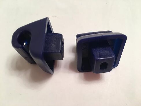 Danci Compatible with Mercedes Sun Visor Clips Holders W123 W124 W126 W140 W201-2 Pieces (Blue) in Kuwait