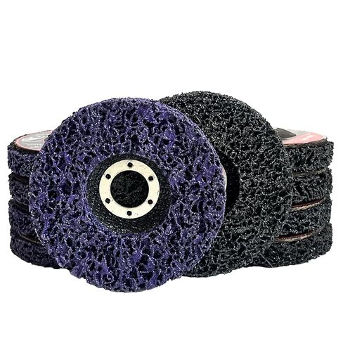 5 Pack Strip Disc Wheel for Angle Grinders Clean and Remove Paint, 4.5" x 7/8" Stripping Wheel for Rust Welds and Oxidation, Abrasive Strip Disc Wheel for Drill Grinding Discs in Saudi Arabia