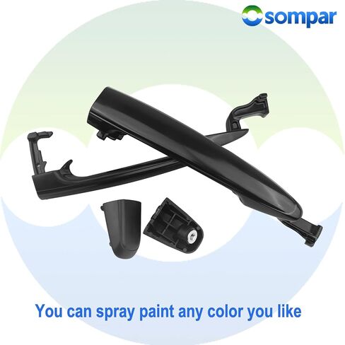 2pcs Exterior Silding Door Handle Rear Driver Passenger Side Compatible with Toyota Sienna 2004-2010 Replaces 6921308020 6922708040 Black in Saudi Arabia