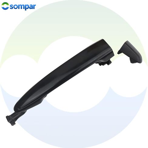 2pcs Exterior Silding Door Handle Rear Driver Passenger Side Compatible with Toyota Sienna 2004-2010 Replaces 6921308020 6922708040 Black in Saudi Arabia