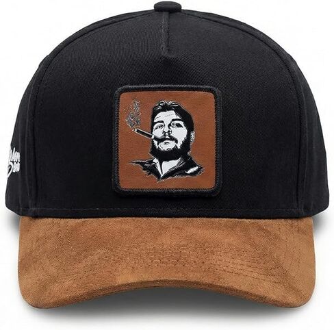 Men Women Baseball Hat - Adjustable Mesh Snapback - Replaceable Motivational Patch (Black) in Saudi Arabia