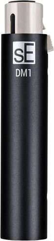 SE Electronics DM1-BLK-MIC-PRE Dynamite Active In-Line Preamp, Black in Kuwait