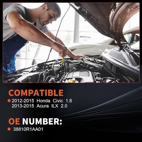 ضاغط مكيف الهواء مع قابض متوافق مع Honda Civic 2012-2015 1.8L & Acura ILX 2013-2015، يستبدل 38810R1AA01 in Kuwait
