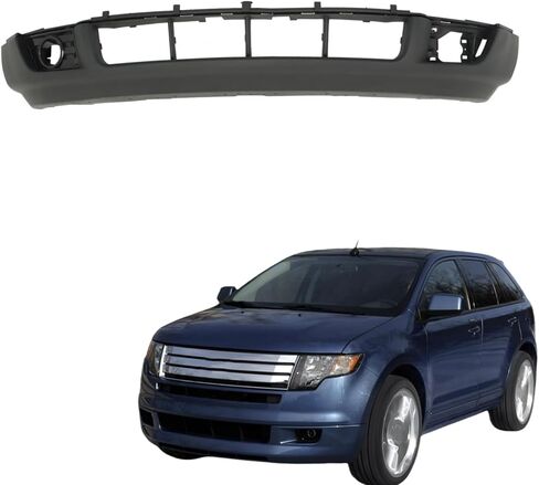 WFLNHB Plastic Front Lower Bumper Cover Primered with Fog Light Holes Replacement for Edge 2007-2010 7T4Z17D957B FO1015105C in Saudi Arabia
