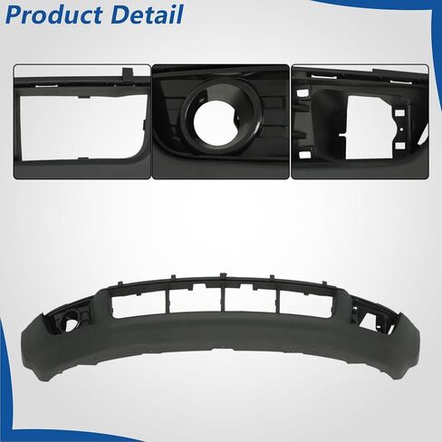 WFLNHB Plastic Front Lower Bumper Cover Primered with Fog Light Holes Replacement for Edge 2007-2010 7T4Z17D957B FO1015105C in Saudi Arabia