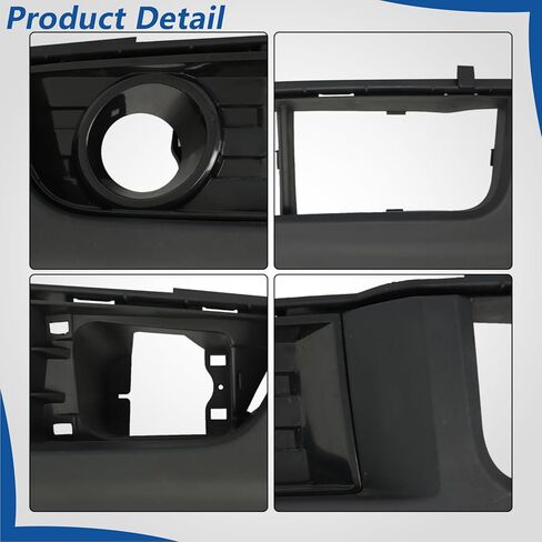 WFLNHB Plastic Front Lower Bumper Cover Primered with Fog Light Holes Replacement for Edge 2007-2010 7T4Z17D957B FO1015105C in Saudi Arabia