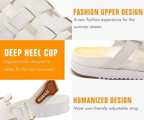 KuaiLu Womens Fashion Orthopedic Walking Sandals for Women 2025 Arch Support Sandles Comfort Plantar Fasciitis Recovery Cushion Summer Travel Outdoor Hiking Open Toe Water Shoes in Saudi Arabia