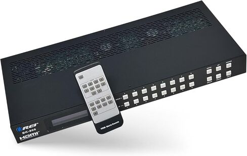 OREI 8K 8x8 HDMI Matrix Switch, Switcher with Audio Extractor UltraHD Supports Upto 4K @ 120Hz IR EDID HDCP 2.3 - Remote Control HDR10+ Dolby Vision, VRR, ALLM (BK-808) in Kuwait